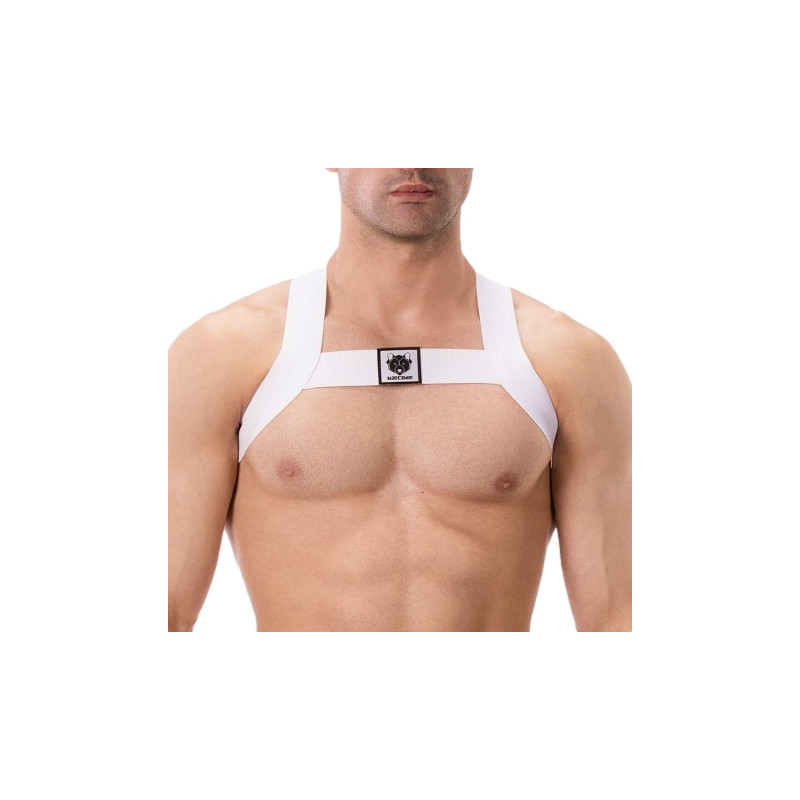 Barcode Berlin Harnais élastique Leonsh Blanc